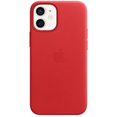 Apple Cover in Pelle MagSafe  iPhone 12 Mini  - Rosso
