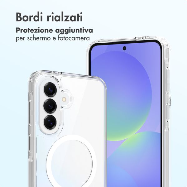 Accezz Cover posteriore Xtreme Impact con MagSafe Samsung Galaxy A37 (5G) - Trasparente