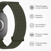 imoshion Cinturino in nylon Samsung Galaxy Watch 8 (40/44mm) / Classic (46mm) - Army Green