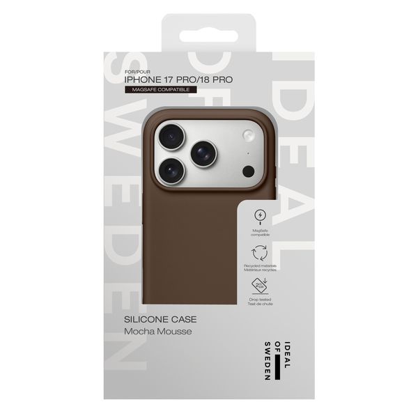 iDeal of Sweden Cover in silicone con MagSafe Apple iPhone 18 Pro / 17 Pro - Mocha Mousse