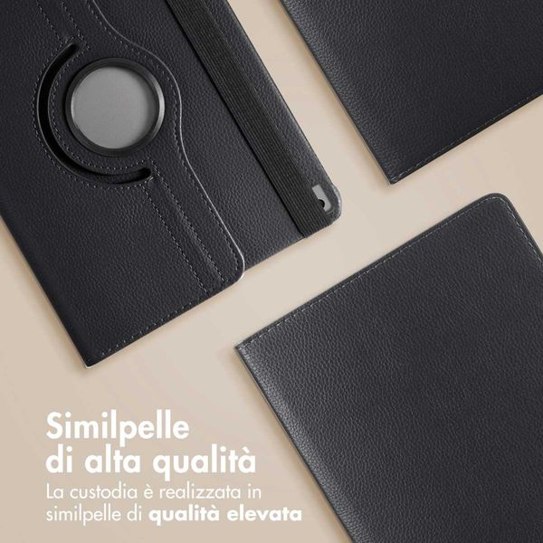 imoshion Cover Girevole a 360° Apple iPad 9 (2021) 10.2 pollici / iPad 8 (2020) 10.2 pollici / iPad 7 (2019) 10.2 pollici - Nero