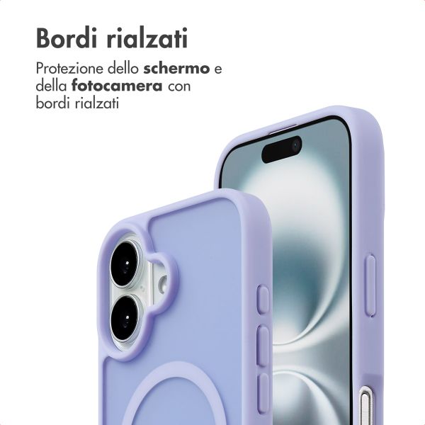 imoshion Cover posteriore Color Guard con MagSafe Apple iPhone 16 - Lilla