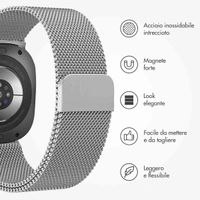 imoshion Cinturino milanese magnetico Samsung Galaxy Watch Ultra (2024/2025) - Argento