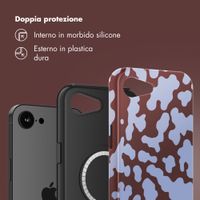 Selencia Cover posteriore Vivid con MagSafe Apple iPhone 17e / 16e - Moo'd Lavender Glow