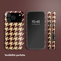 Selencia Cover posteriore Vivid con MagSafe Apple iPhone 17 Pro - Pied-de-Poule