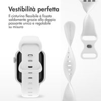 imoshion Cinturino in silicone⁺ Apple Watch | 44/45/46/49 mm - Taglia M/L - Bianco