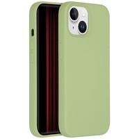 Accezz Cover in silicone liquido con MagSafe Apple iPhone 15 - Verde