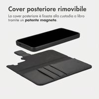 imoshion Cover a libro di lusso 2-in-1 rimovibile Samsung Galaxy S24 FE - Nero