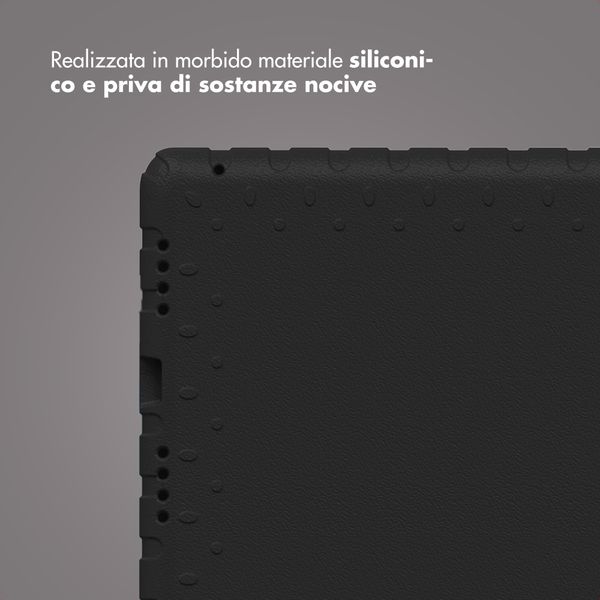 imoshion Cover Posteriore Kidsproof con Maniglia Apple iPad Pro 11 (2025) M5 / (2024) M4 - Nero