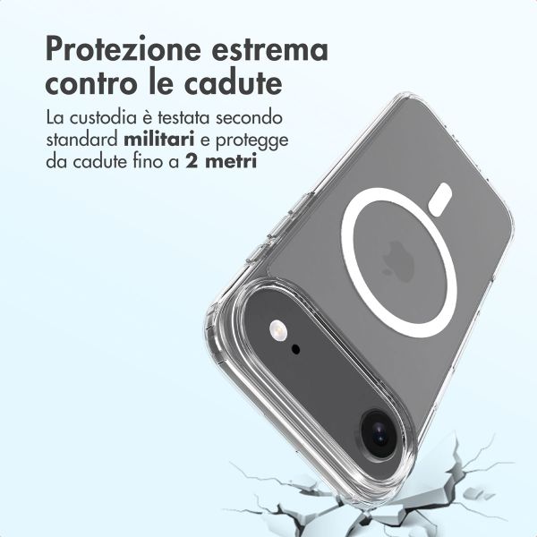 Accezz Cover posteriore Xtreme Impact con MagSafe Apple iPhone Air - Trasparente