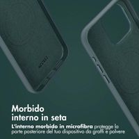 Accezz Cover in pelle 2 in 1 con MagSafe Apple iPhone 15 Pro Max - Cedar Green