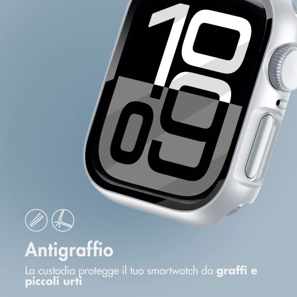 imoshion Cover rigida integrale Apple Watch 10 / 11 - 46 mm - Argento