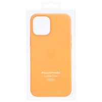 Apple Cover in Pelle MagSafe  iPhone 12 Pro Max  - California Poppy