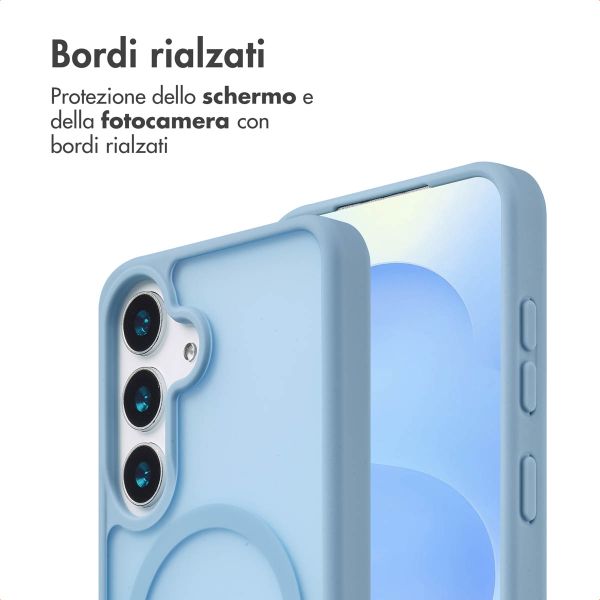 imoshion Cover posteriore Color Guard con MagSafe Samsung Galaxy S25 - Azzurro