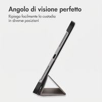 imoshion Cover a libro Trifold Samsung Galaxy Tab A9 Plus - Grigio