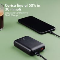 imoshion Powerbank compatta da 10.000 mAh – Powerbank piccola – Quick Charge e Power Delivery – Nero