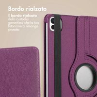 imoshion Cover Girevole a 360° Apple iPad Air 11 pollici (2026) M4 / (2025) M3 / (2024) M2 / Air 5 (2022) / Air 4 (2020) / Pro 11 (2018/2020) - Viola
