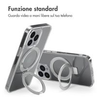 Accezz Cover con anello e supporto con MagSafe Apple iPhone 13 Pro - Trasparente