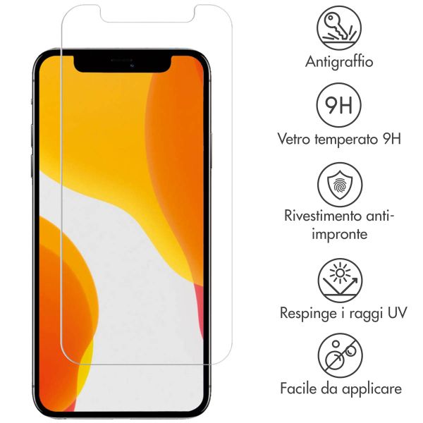 Accezz Vetro temperato, confezione da 2 Apple iPhone 12 Mini