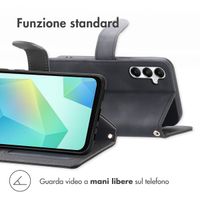 imoshion Cover a libro con Cordino Samsung Galaxy A26 - Nero