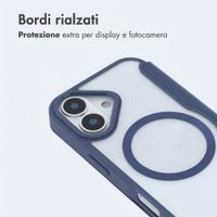 imoshion Bookcase trasparente con MagSafe Apple iPhone 17 - Blu