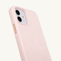 Selencia Cover posteriore Rivièra con MagSafe con ganci rimovibili iPhone 12 / 12 Pro - Sorbet Pink