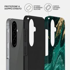 Burga Cover Posteriore Resistente Samsung Galaxy A57 (5G) - Emerald Pool
