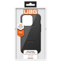 UAG Cover Posteriore Civilian con MagSafe Apple iPhone 15 Pro - Nero