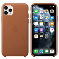 Apple Cover in Pelle iPhone 11 Pro Max - Saddle Brown