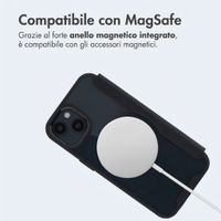 imoshion Bookcase trasparente con MagSafe Apple iPhone 15 - Nero