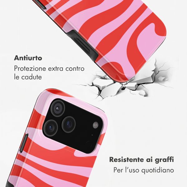 Selencia Cover Posteriore Vivid Apple iPhone 18 Pro Max - Dream Swirl Pink