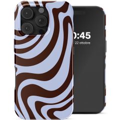 Selencia Cover posteriore Vivid con MagSafe Apple iPhone 16 Pro - Dream Swirl Chocolate