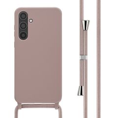 imoshion Cover in Silicone con Cordino Samsung Galaxy A35 - Sand Pink