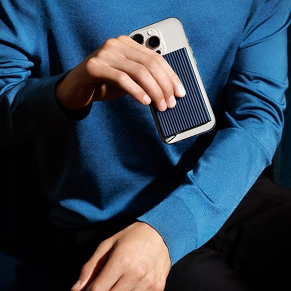 Secrid Cardprotector MagSafe Fluted - Porta carte - Navy