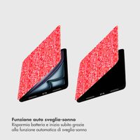 Selencia Cover per tablet Vivid Apple iPad Air 11 pollici (2026) M4 / (2025) M3 / (2024) M2 / Air 5 (2022) / Air 4 (2020) - Wild Spots Lipstick