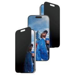 PanzerGlass Vetro temperato privacy Ultra Wide Fit FastFit in-a-box Apple iPhone 17 / 16 Pro