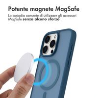 imoshion Cover posteriore Color Guard con MagSafe Apple iPhone 15 Pro Max - Blu scuro