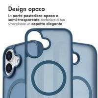 imoshion Cover posteriore Color Guard con MagSafe Apple iPhone 16 - Blu scuro