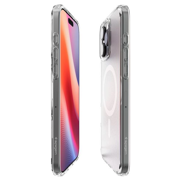 Spigen Cover Posteriore Ultra Ibrida con MagSafe Apple iPhone 16 Pro Max - Frosted Clear