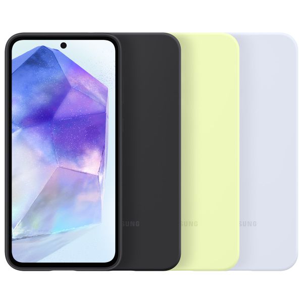 Samsung Cover originale in silicone Samsung Galaxy A55 - Light Blue