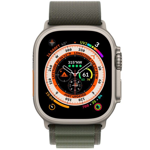 Apple Cinturino Alpine Loop Apple Watch | 44/45/46/49 mm - Taglia L - Green