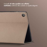 Selencia Cover Riva Samsung Galaxy Tab A9 Plus - Beige