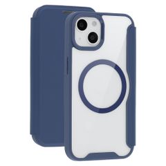 imoshion Bookcase trasparente con MagSafe Apple iPhone 14 / 13 - Blu
