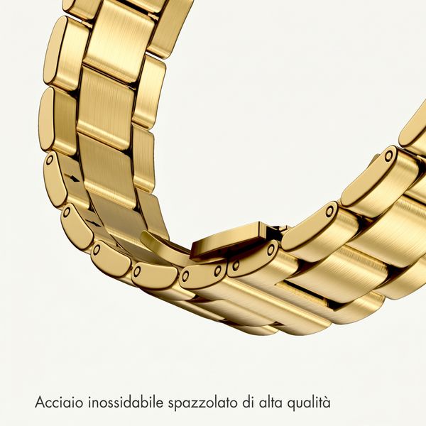 Selencia Cinturino sottile in acciaio a maglie Apple Watch | 38/40/41/42 mm - Oro