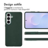 Accezz Cover in Pelle con MagSafe Samsung Galaxy S26 Plus - Cedar Green