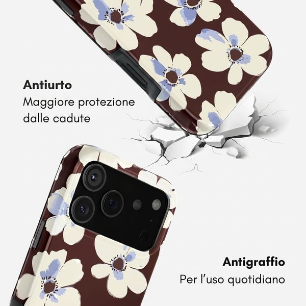Selencia Cover Posteriore Vivid Apple iPhone 18 Pro Max / 17 Pro Max - Choco Flower Pop