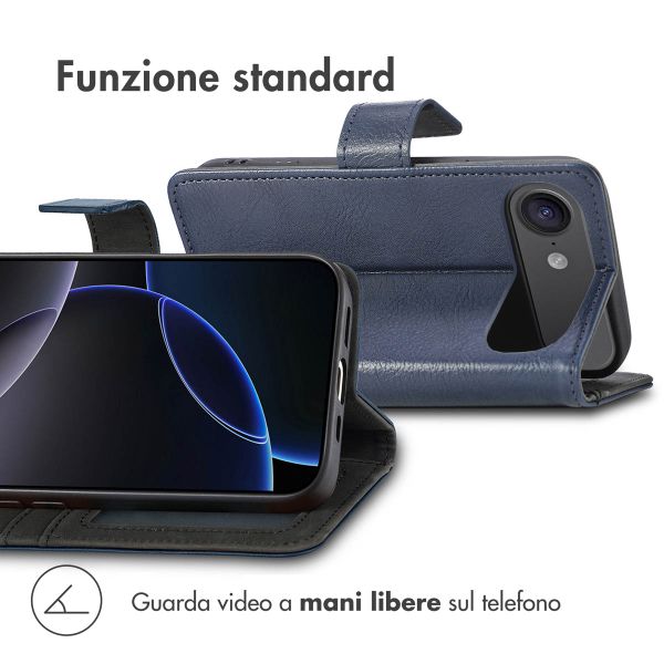 imoshion Cover a libro di Lusso Apple iPhone Air - Blu scuro