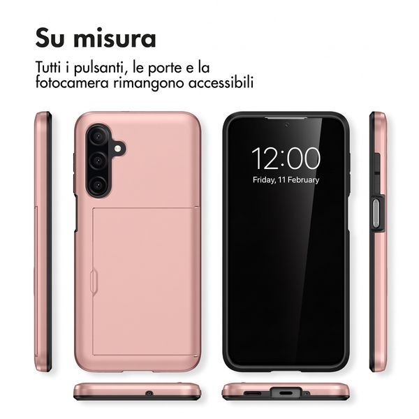 imoshion Cover Posteriore con Porta Carte Samsung Galaxy A27 (5G) - Rose Gold