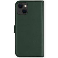 Selencia Cover a libro in vera pelle Apple iPhone 13 Mini - Verde