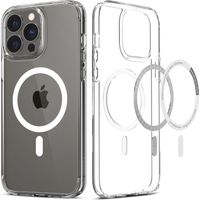 Spigen Cover Posteriore Ultra Ibrida con MagSafe Apple iPhone 13 Pro Max - Crystal Clear